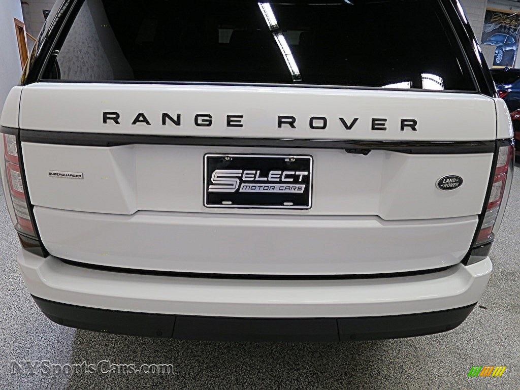 2017 Range Rover Supercharged - Fuji White / Ebony/Ebony photo #5