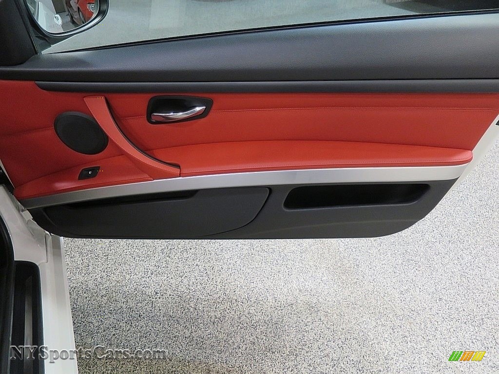 2011 3 Series 328i xDrive Coupe - Alpine White / Coral Red/Black Dakota Leather photo #18