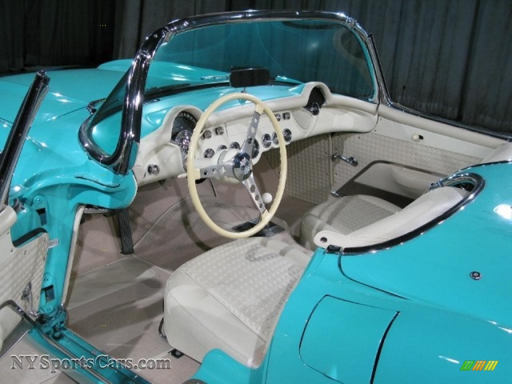 1957 Corvette  - Cascade Green / Beige photo #7