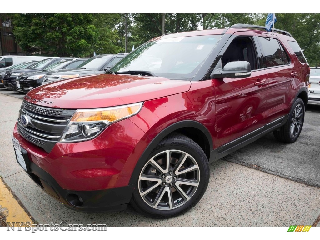 2015 Explorer XLT 4WD - Ruby Red / Charcoal Black photo #1