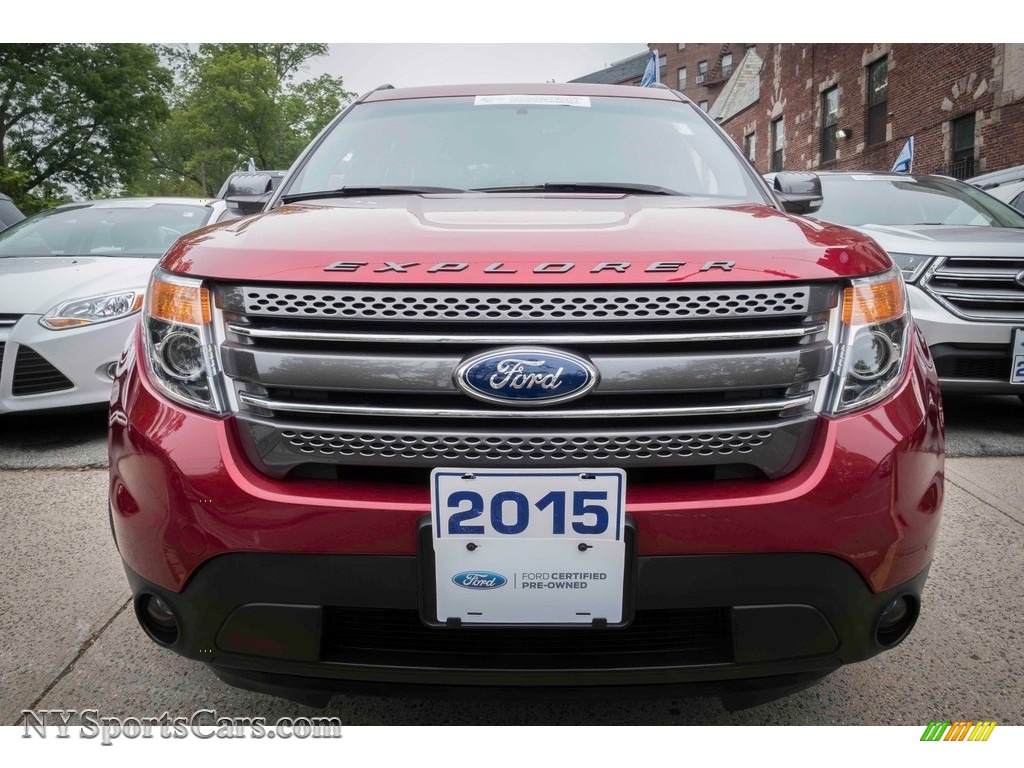 2015 Explorer XLT 4WD - Ruby Red / Charcoal Black photo #2