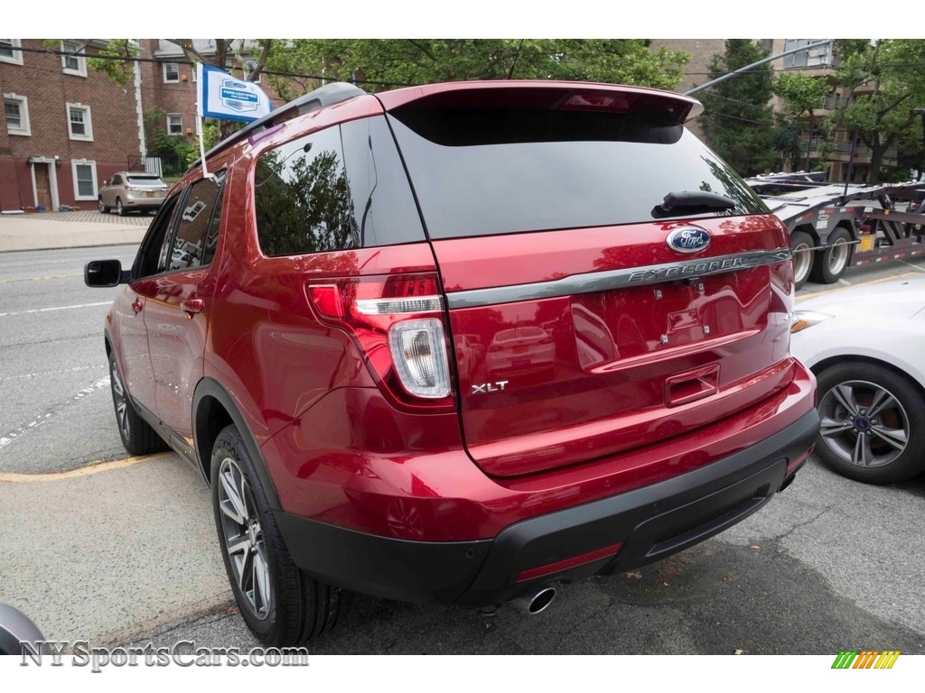 2015 Explorer XLT 4WD - Ruby Red / Charcoal Black photo #4