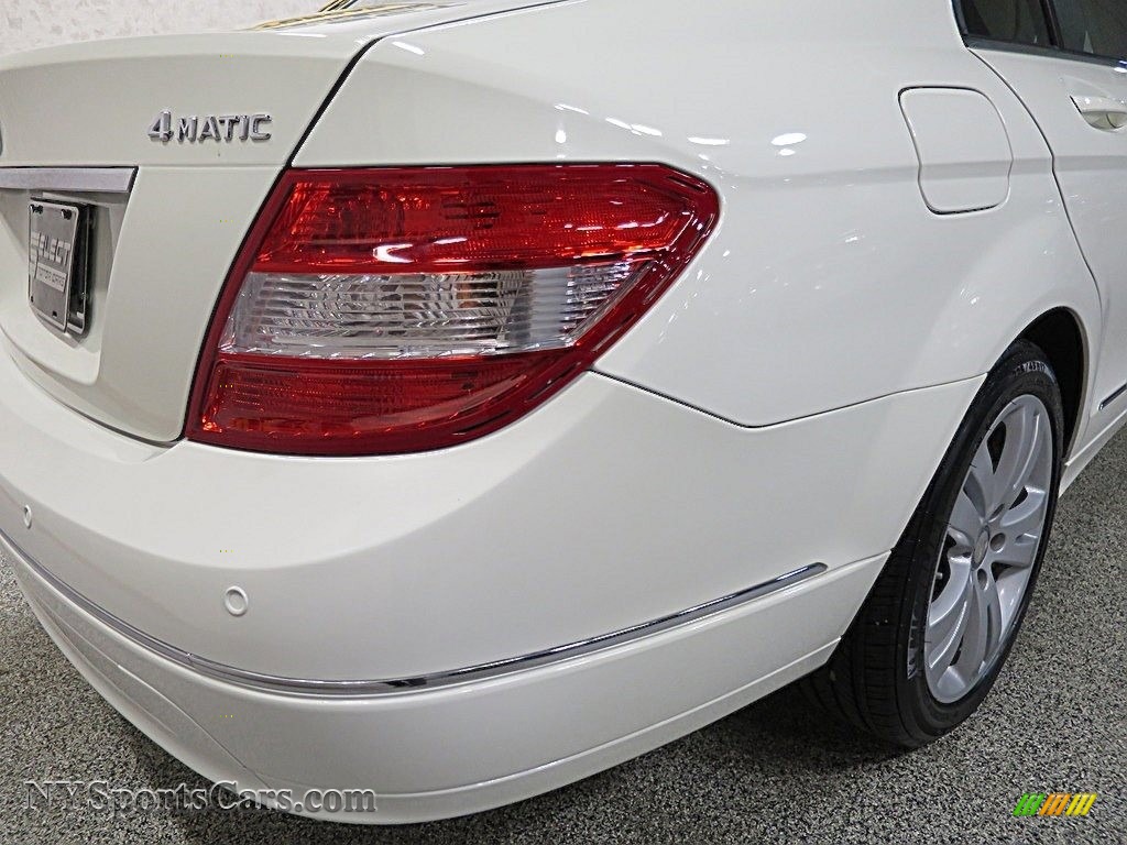 2011 C 300 Luxury 4Matic - Arctic White / Almond/Mocha photo #9