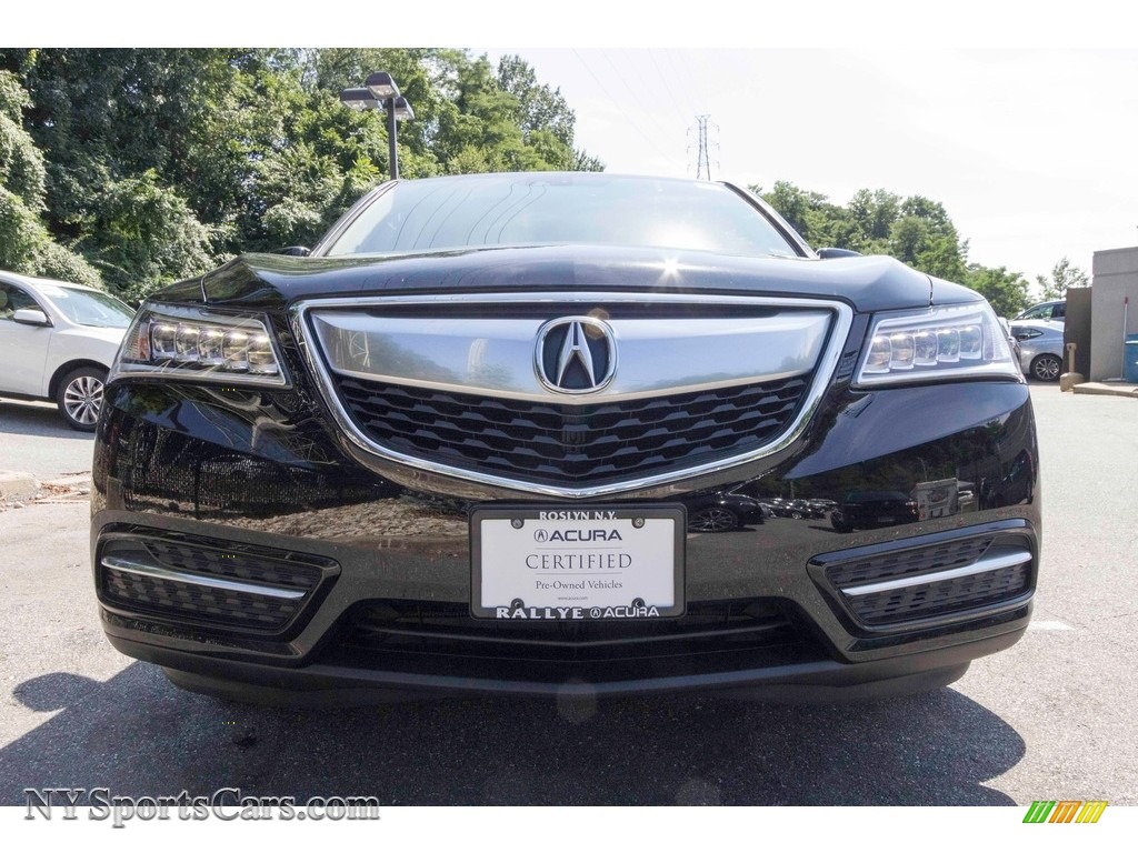 2015 MDX SH-AWD Technology - Crystal Black Pearl / Parchment photo #2