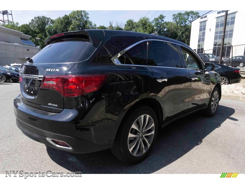 2015 MDX SH-AWD Technology - Crystal Black Pearl / Parchment photo #5
