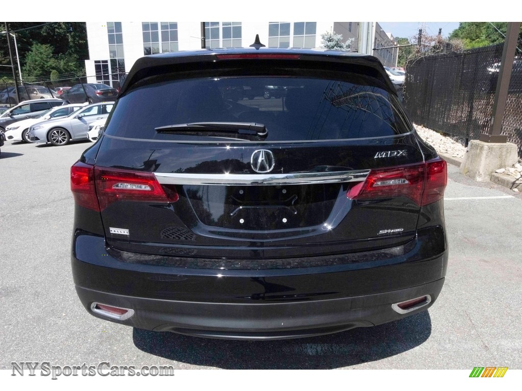 2015 MDX SH-AWD Technology - Crystal Black Pearl / Parchment photo #6