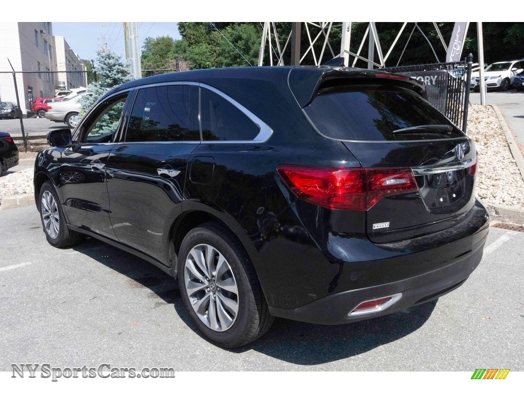 2015 MDX SH-AWD Technology - Crystal Black Pearl / Parchment photo #7