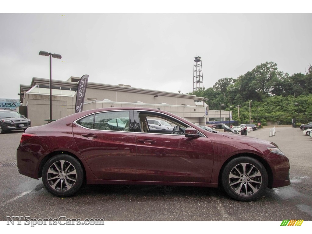 2015 TLX 2.4 - Basque Red Pearl II / Parchment photo #3