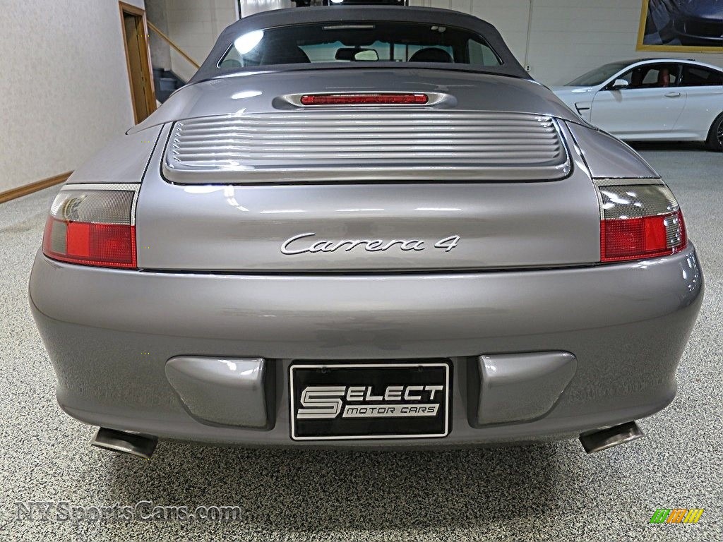 2002 911 Carrera 4 Cabriolet - Seal Grey Metallic / Black photo #5