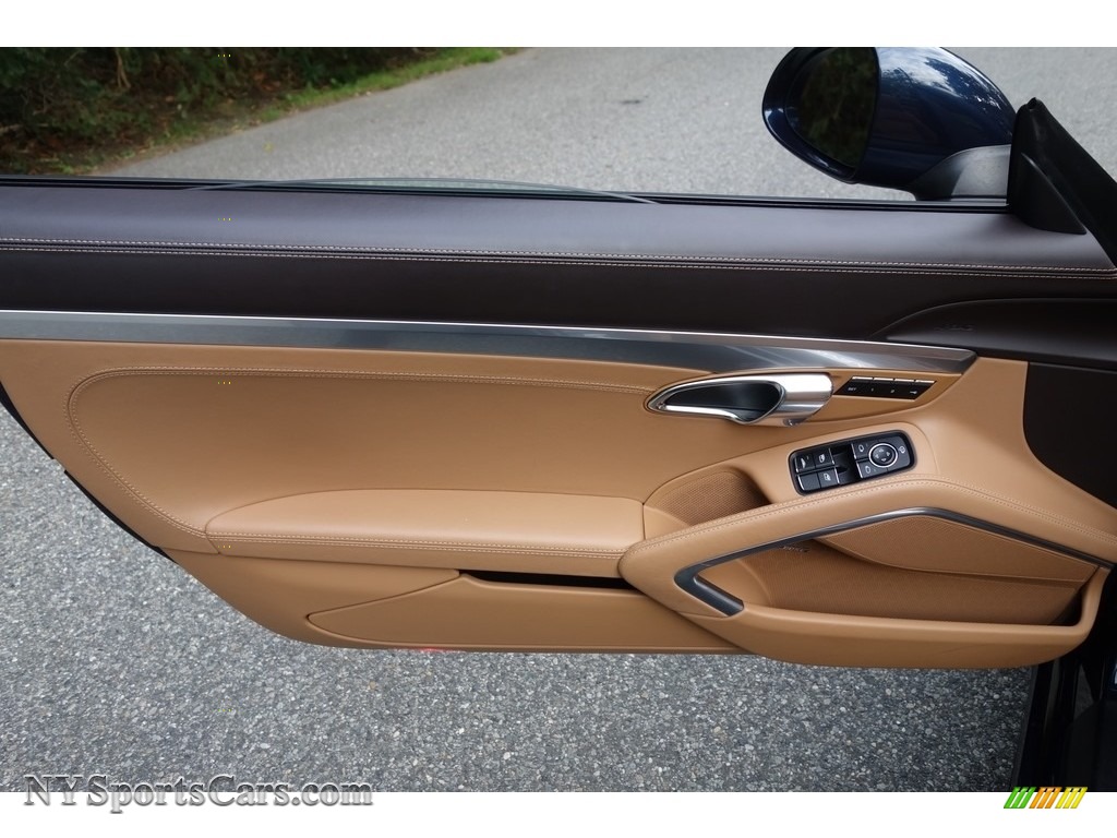 2015 911 Carrera 4S Cabriolet - Dark Blue Metallic / Espresso/Cognac Natural Leather photo #11