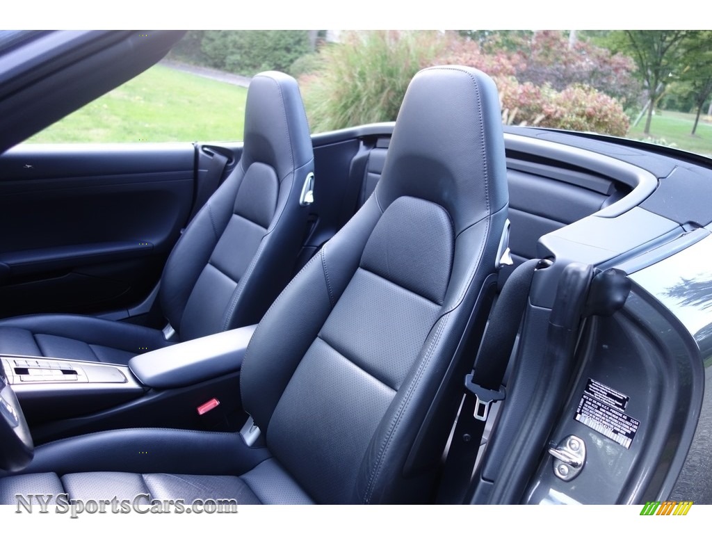 2015 911 Carrera Cabriolet - Agate Grey Metallic / Black photo #13
