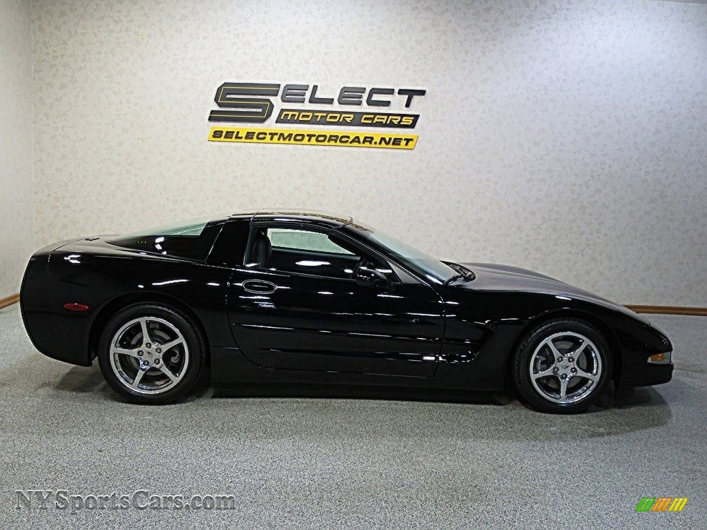 2004 Corvette Coupe - Black / Black photo #5