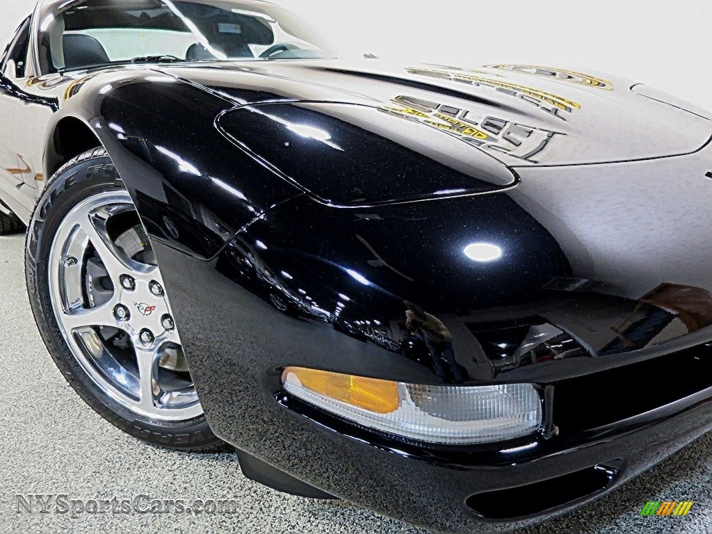 2004 Corvette Coupe - Black / Black photo #10