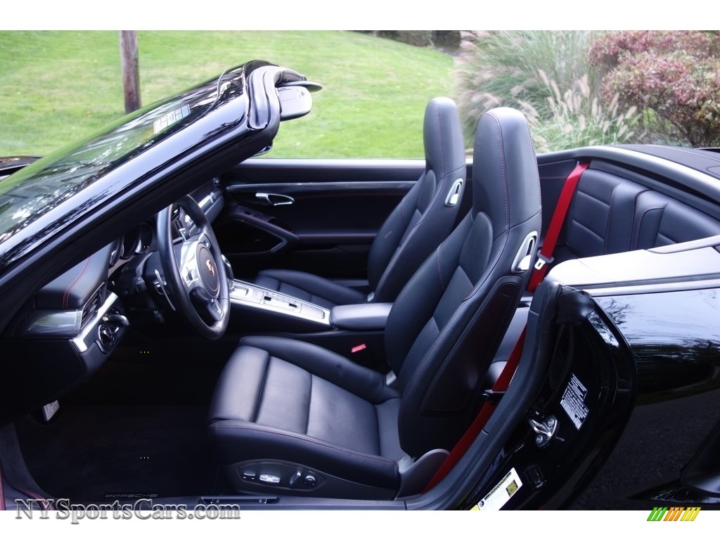 2015 911 Turbo Cabriolet - Black / Black photo #13