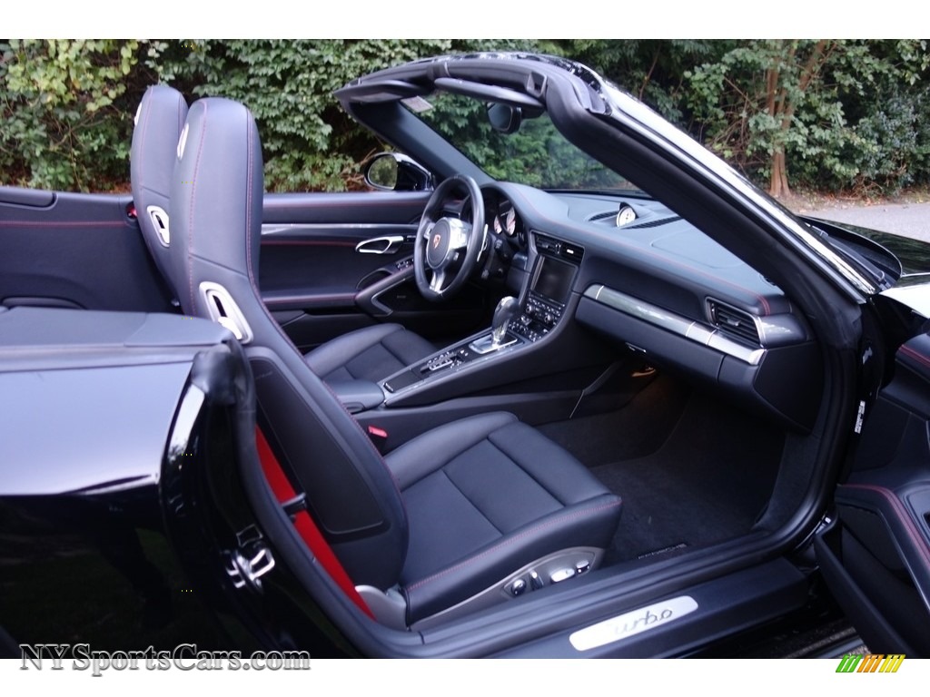 2015 911 Turbo Cabriolet - Black / Black photo #15