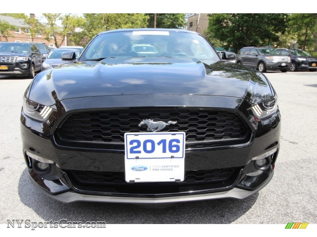 2016 Mustang EcoBoost Coupe - Shadow Black / Ebony photo #2