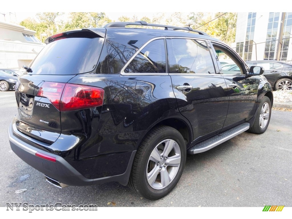 2013 MDX SH-AWD Technology - Crystal Black Pearl / Parchment photo #8