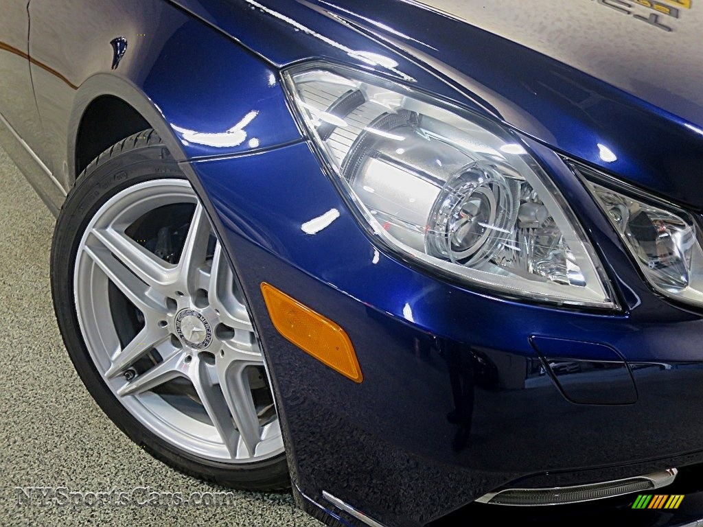 2011 E 350 Cabriolet - Capri Blue Metallic / Almond/Mocha photo #6