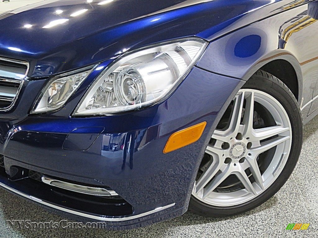 2011 E 350 Cabriolet - Capri Blue Metallic / Almond/Mocha photo #9