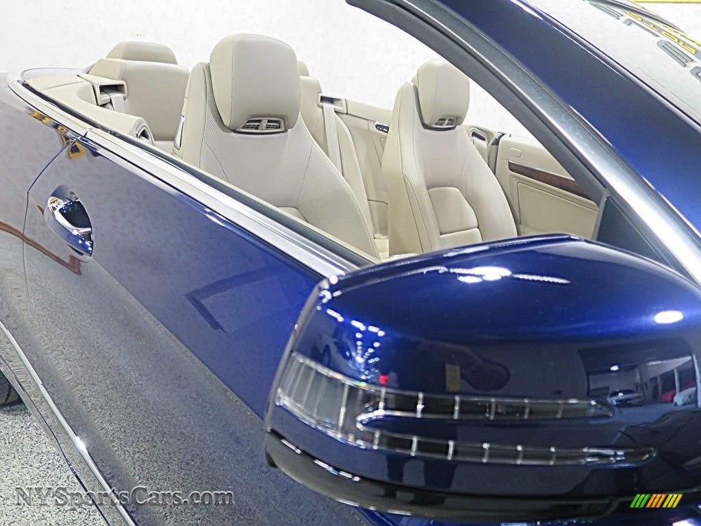 2011 E 350 Cabriolet - Capri Blue Metallic / Almond/Mocha photo #11