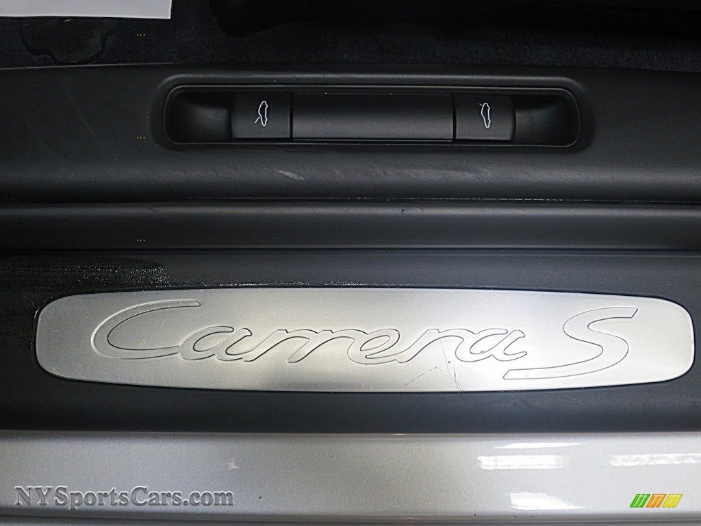 2009 911 Carrera S Cabriolet - Arctic Silver Metallic / Sea Blue photo #20