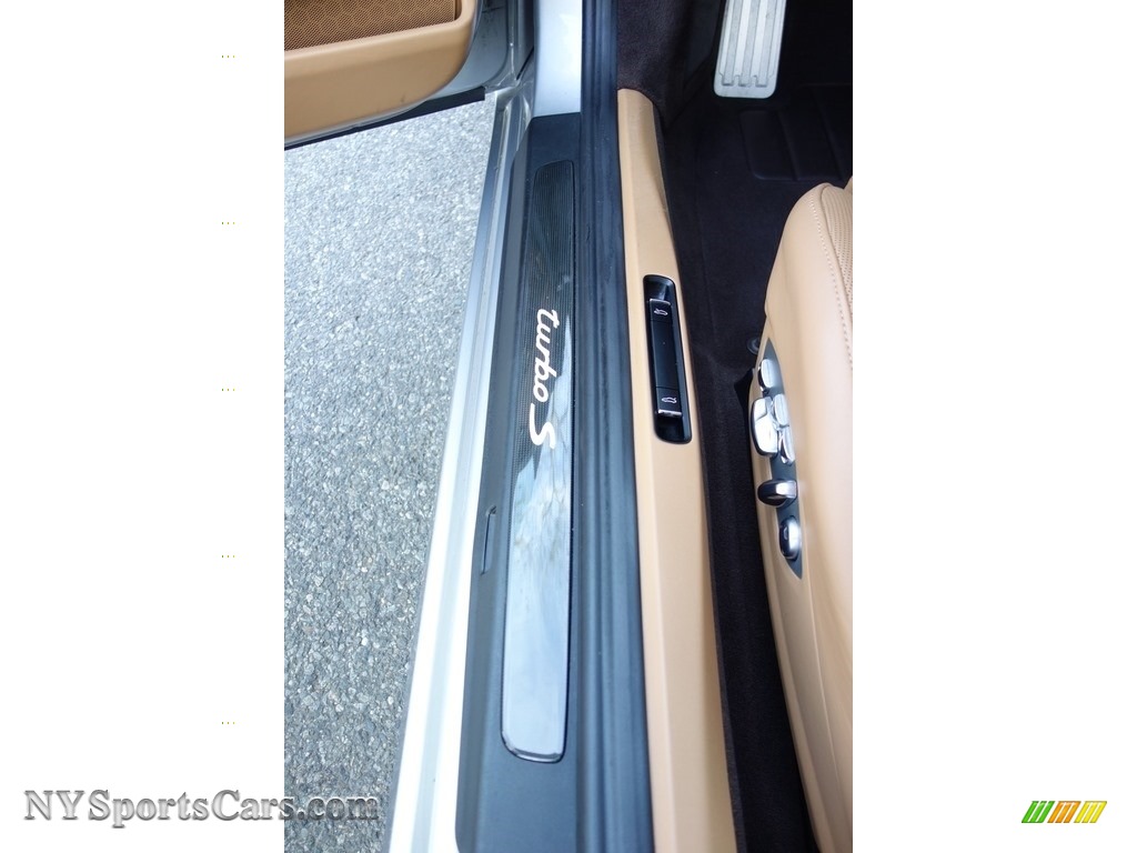 2015 911 Turbo S Coupe - GT Silver Metallic / Espresso/Cognac Natural Leather photo #21