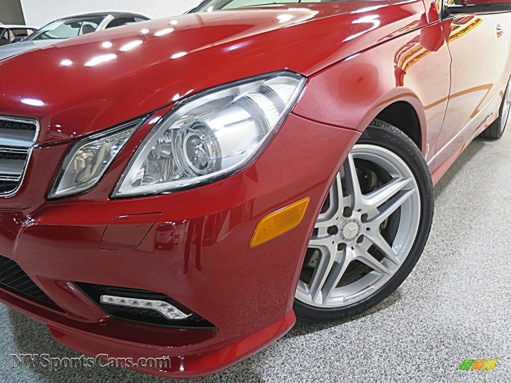 2011 E 550 Cabriolet - Mars Red / Almond/Mocha photo #7