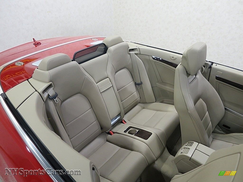 2011 E 550 Cabriolet - Mars Red / Almond/Mocha photo #20