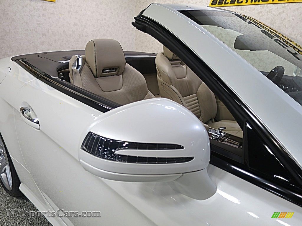 2014 SL 550 Roadster - Diamond White Metallic / Beige/Brown photo #15