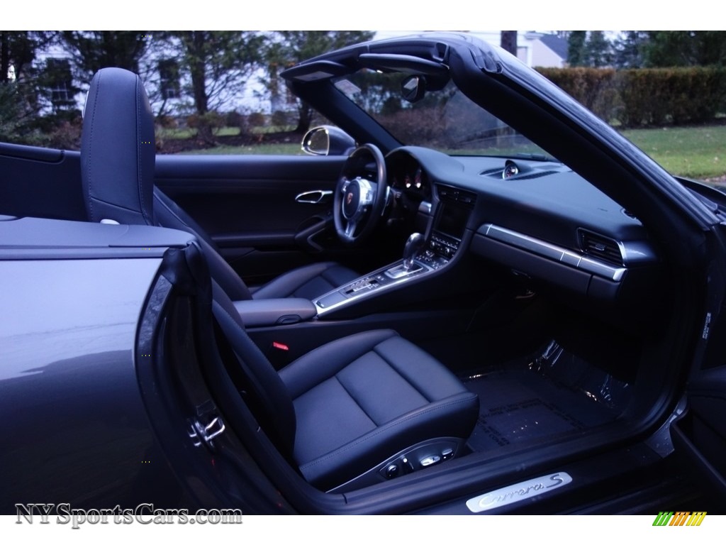 2015 911 Carrera S Cabriolet - Agate Grey Metallic / Black photo #15