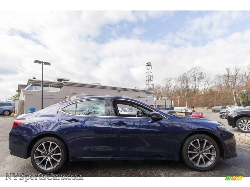 2017 TLX V6 Technology Sedan - Fathom Blue Pearl / Ebony photo #8