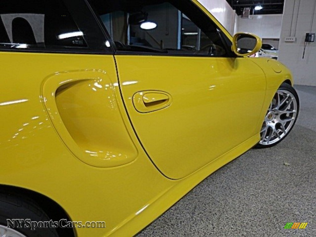 2002 911 Turbo Coupe - Speed Yellow / Black photo #10