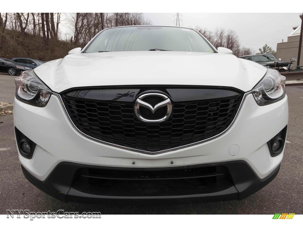 2013 CX-5 Grand Touring AWD - Crystal White Pearl Mica / Sand photo #2