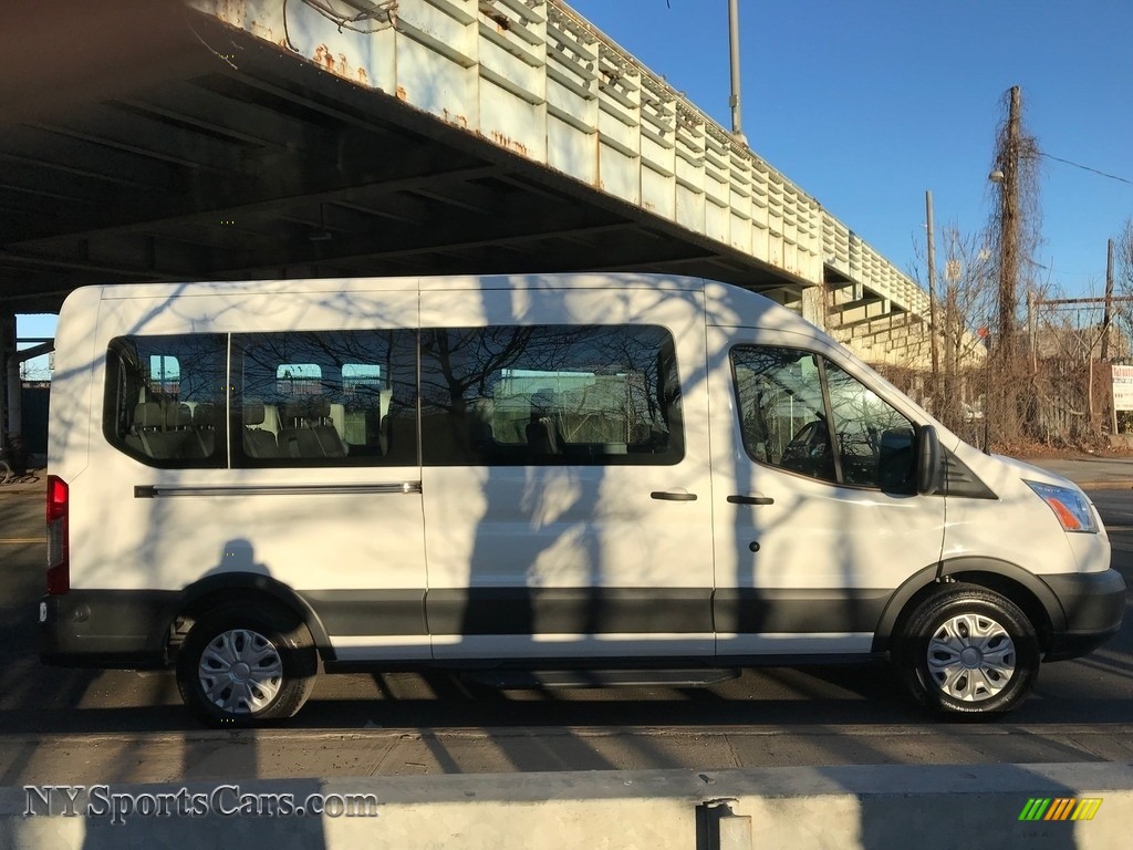2017 Transit Wagon XLT 350 MR Long - Oxford White / Pewter photo #13