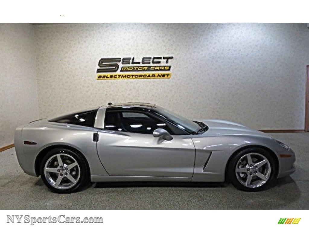2005 Corvette Coupe - Machine Silver / Ebony photo #4