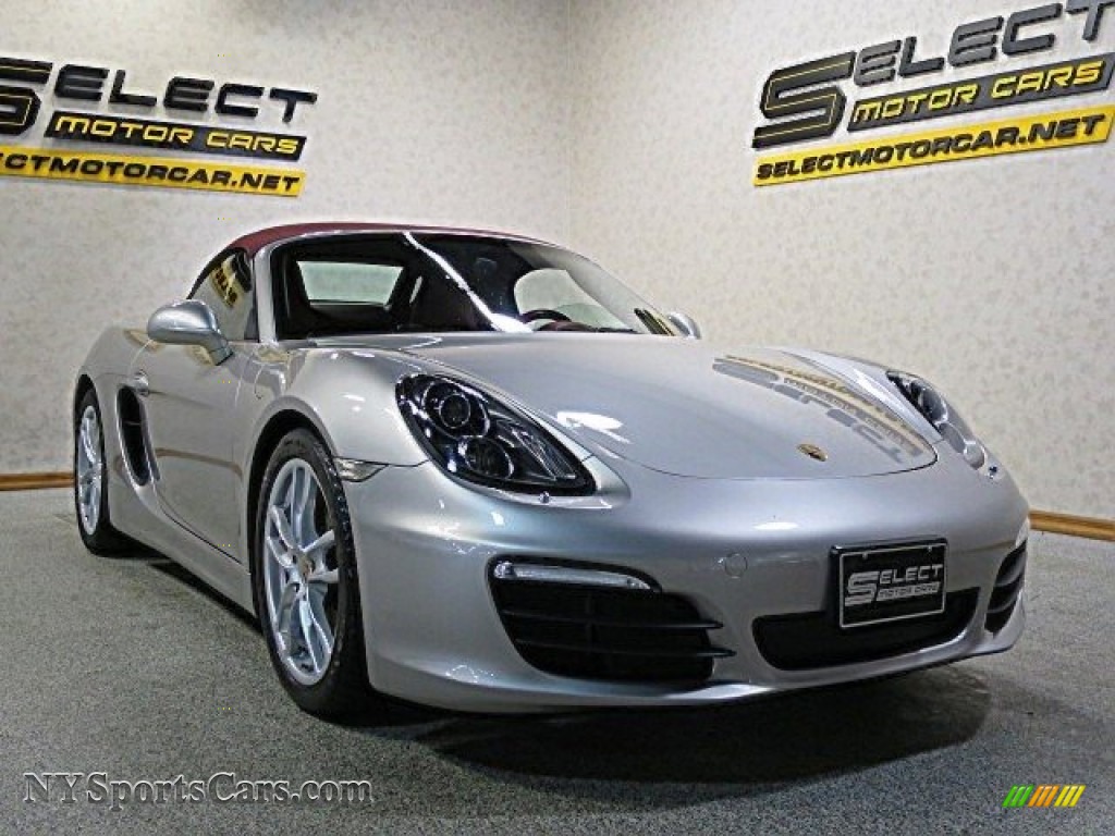 2013 Boxster S - Platinum Silver Metallic / Carrera Red Natural Leather photo #3