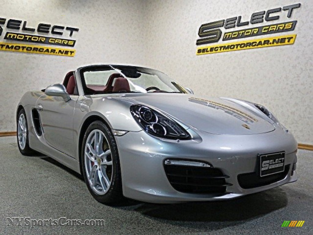 2013 Boxster S - Platinum Silver Metallic / Carrera Red Natural Leather photo #4