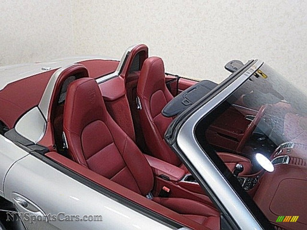 2013 Boxster S - Platinum Silver Metallic / Carrera Red Natural Leather photo #20