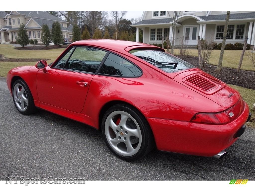 1998 911 Carrera S Coupe - Guards Red / Black photo #4