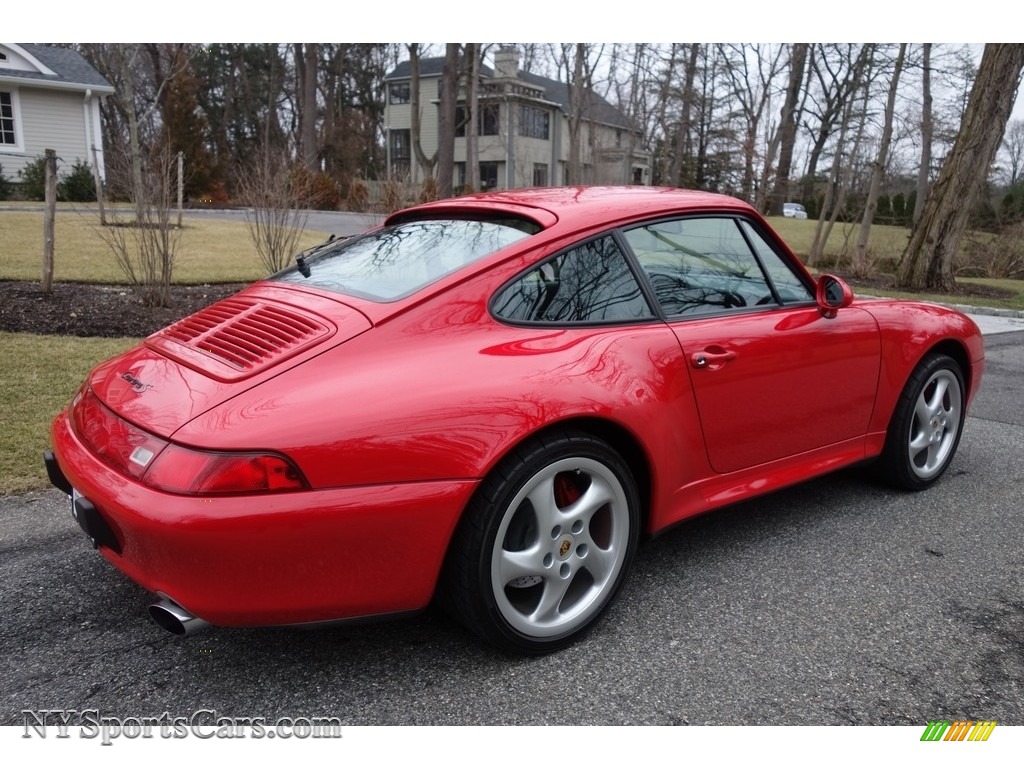 1998 911 Carrera S Coupe - Guards Red / Black photo #6