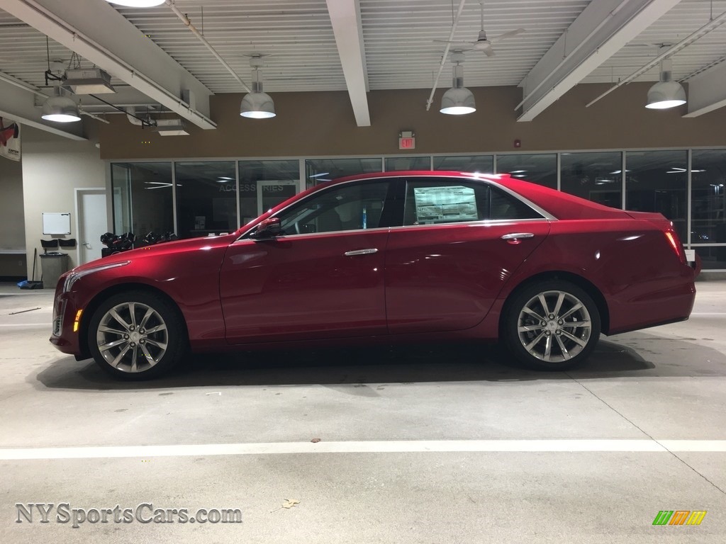 2018 CTS Luxury AWD - Red Obsession Tintcoat / Very Light Cashmere/Jet Black Accents photo #3