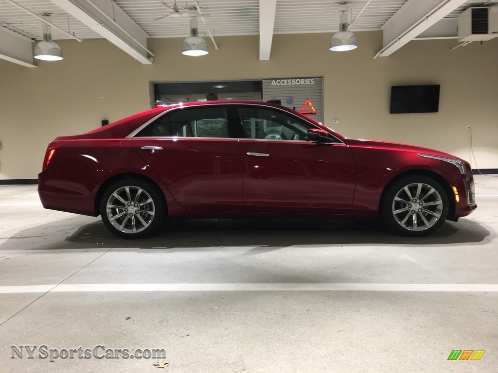 2018 CTS Luxury AWD - Red Obsession Tintcoat / Very Light Cashmere/Jet Black Accents photo #7
