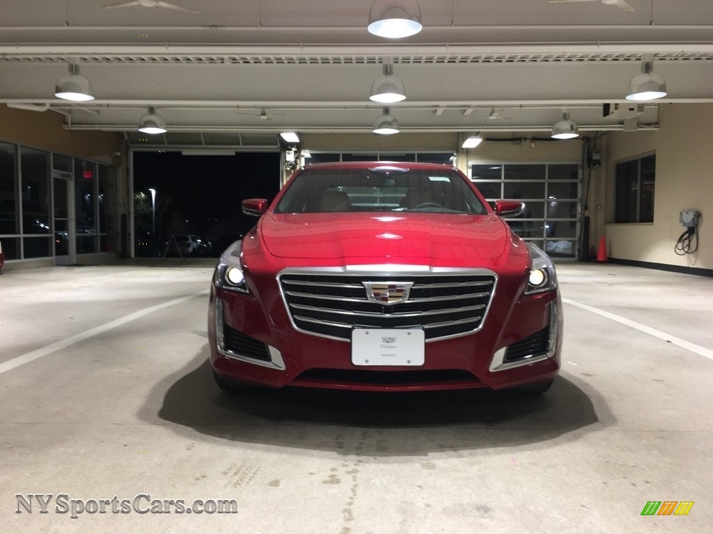 2018 CTS Luxury AWD - Red Obsession Tintcoat / Very Light Cashmere/Jet Black Accents photo #8