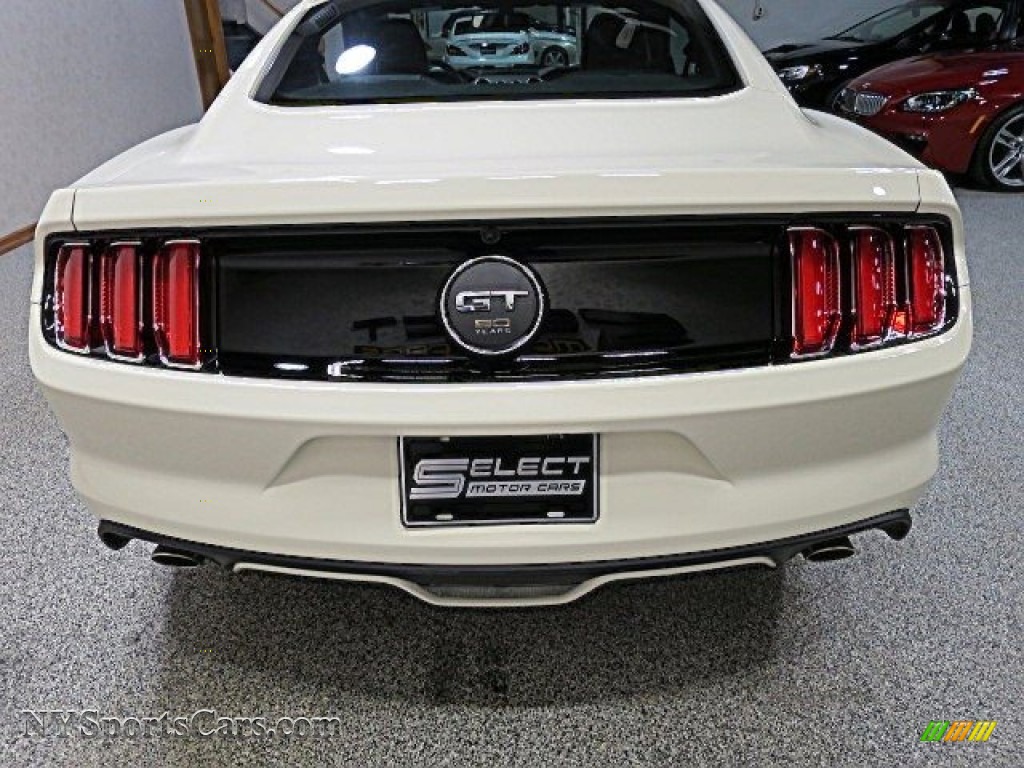 2015 Mustang 50th Anniversary GT Coupe - 50th Anniversary Wimbledon White / 50th Anniversary Cashmere photo #9