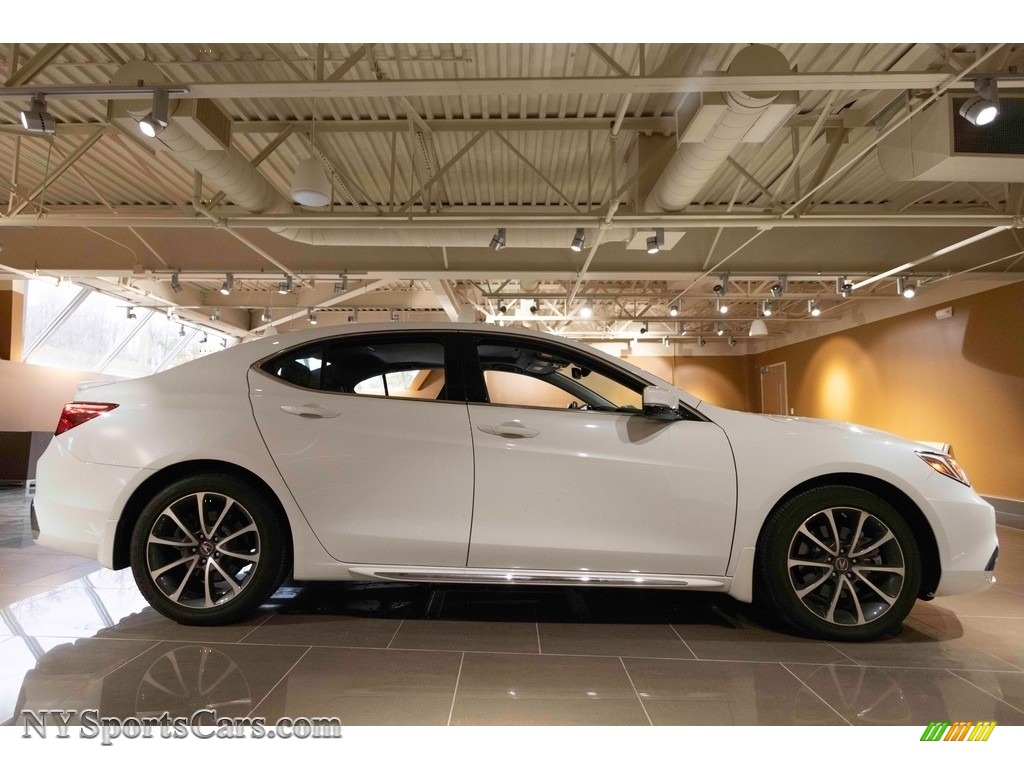2018 TLX V6 Technology Sedan - Bellanova White Pearl / Ebony photo #7