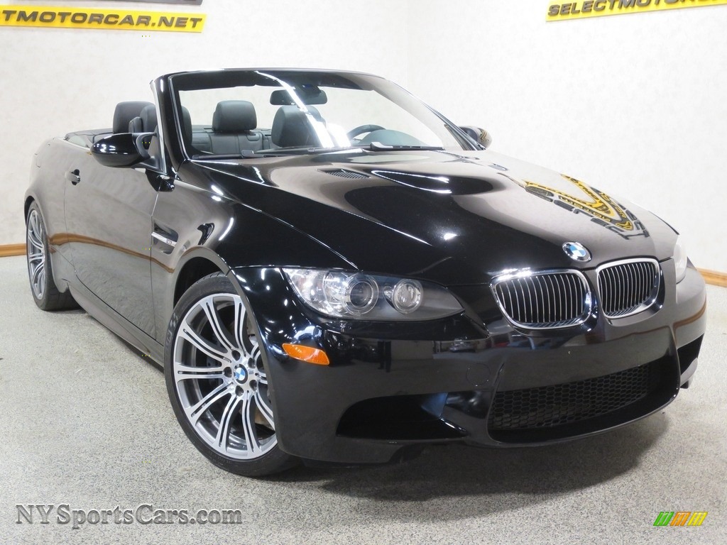 2008 M3 Convertible - Jet Black / Black photo #8