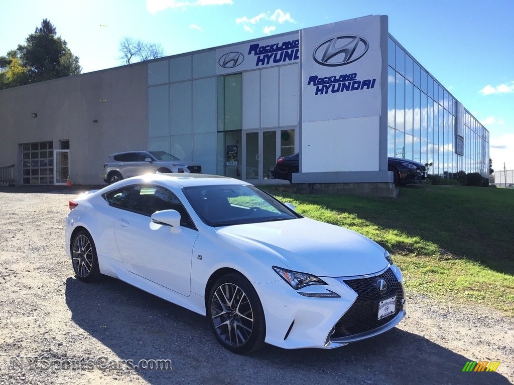 Ultra White / Rioja Red Lexus RC 300 F Sport AWD Coupe