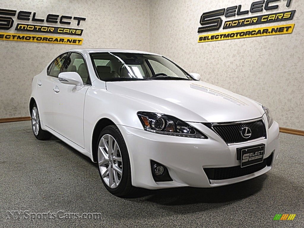 2012 Lexus IS 250 AWD in Starfire White Pearl photo 3