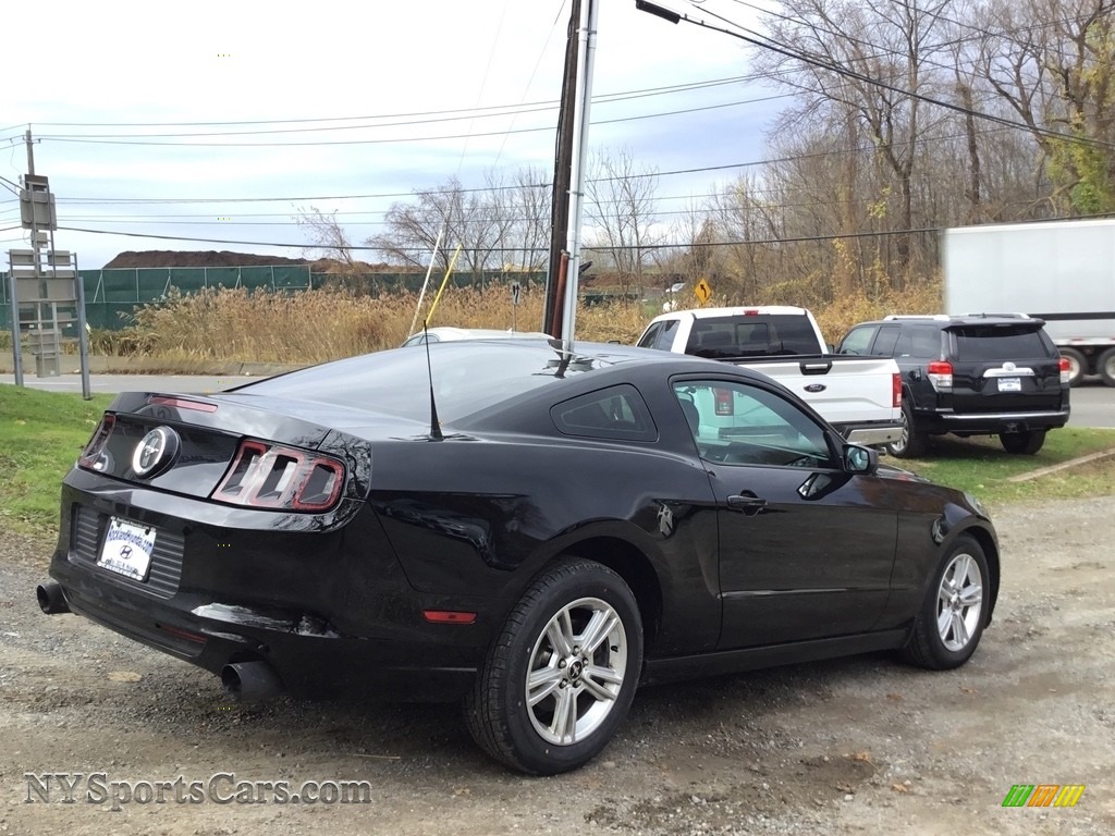 2014 Mustang V6 Premium Coupe - Black / Charcoal Black photo #4
