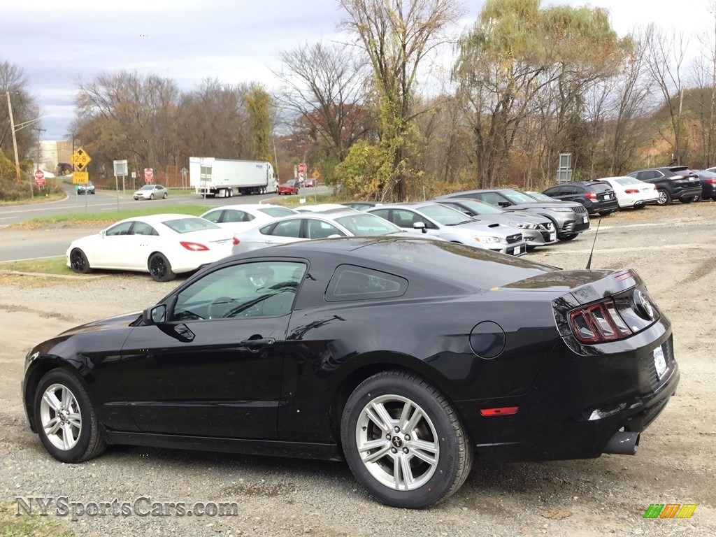 2014 Mustang V6 Premium Coupe - Black / Charcoal Black photo #6